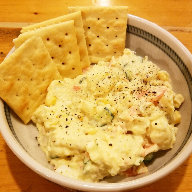 男のポテトサラダ(魚八&串八珍 水道橋店 （うおはち くしはっちん）)
