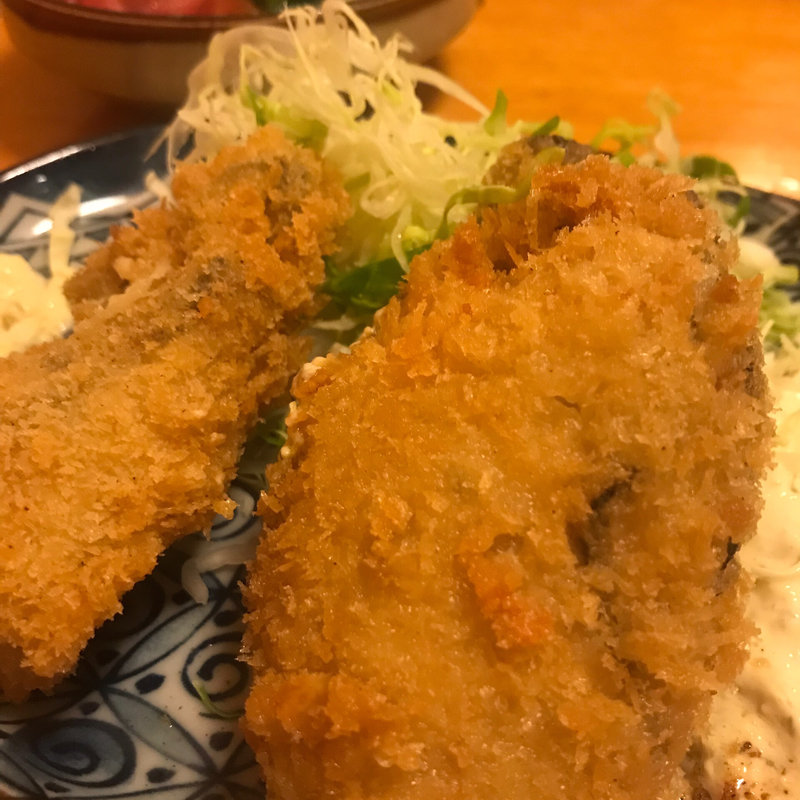 カキフライ(丸京鮮魚料理店)