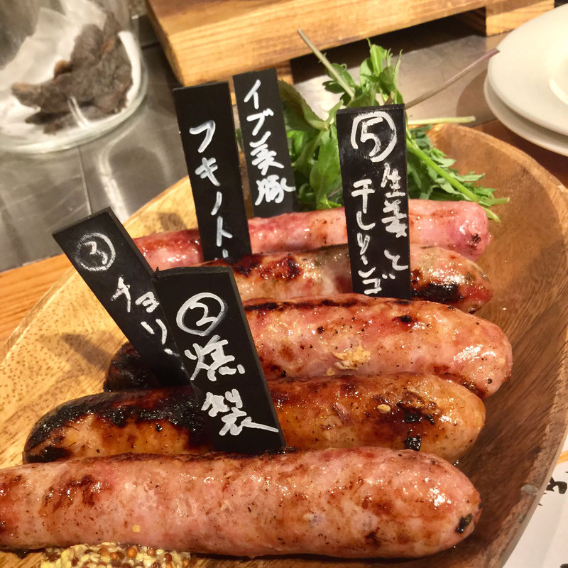 ソーセージ5種食べ比べ(クラフトビアハウスモルト 福島店 )