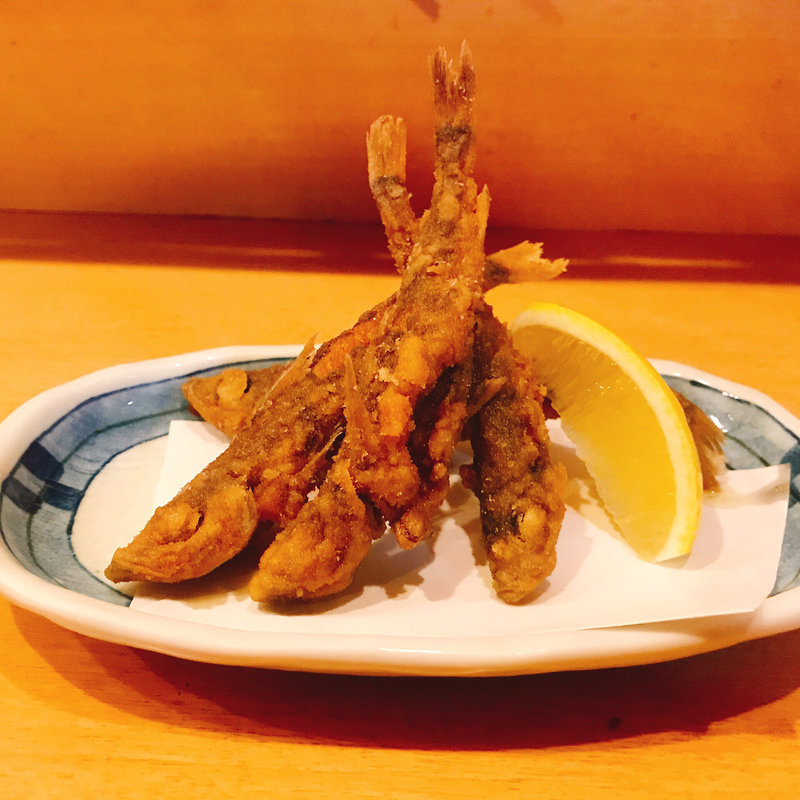 目光唐揚げ(居酒屋八重寿北千住店｜宴会 刺身)