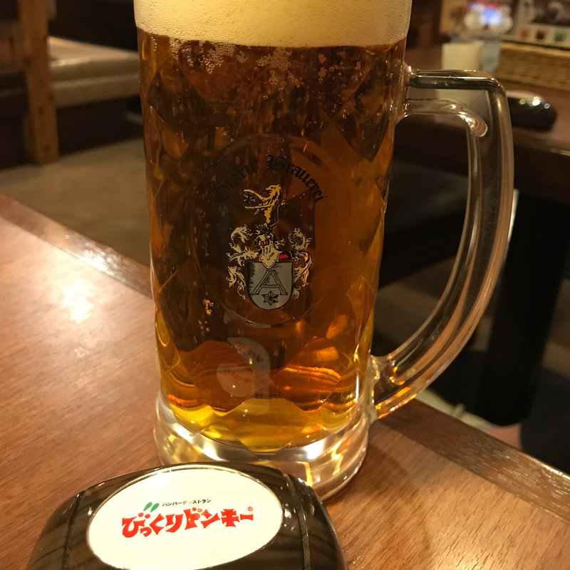 ビール(びっくりドンキー新宿靖国通り店)