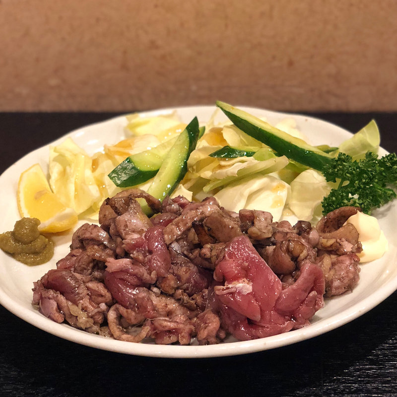 地鶏もも焼き(居酒屋 ひでちゃん)