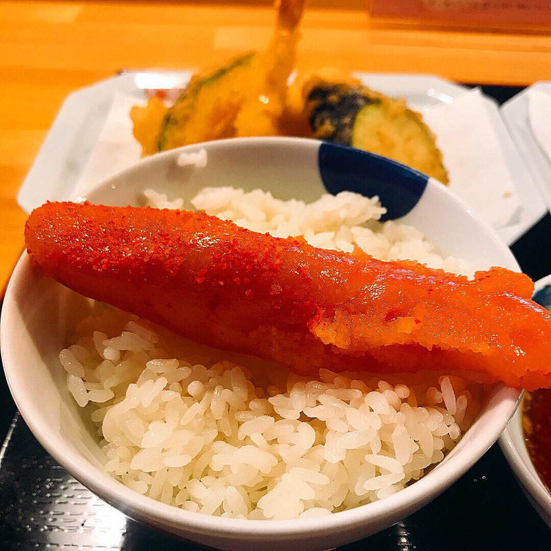 一本辛子明太子(天ぷら専門店·陣屋 二丈店)