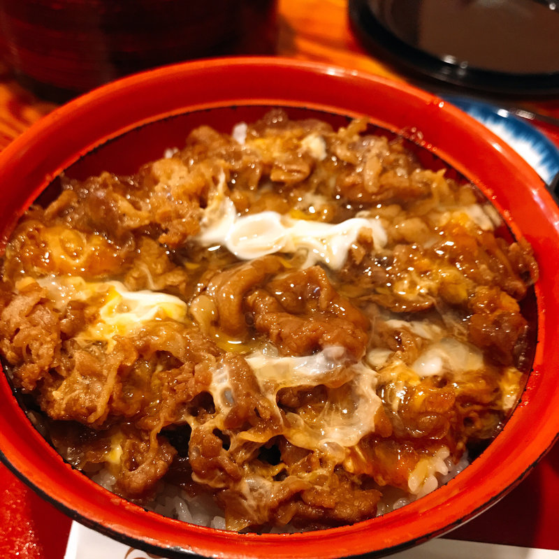 肉とじ丼(狐狸庵)