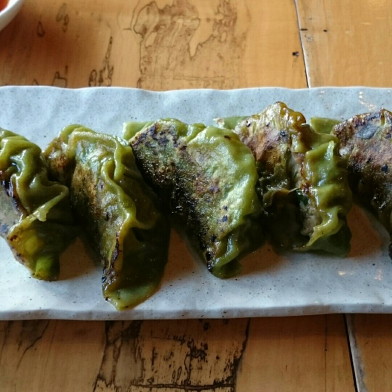 モロヘイヤ餃子(農家レストラン ゆう菜家 （ゆうなや）)