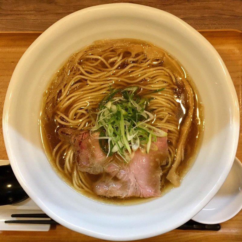 醤油と貝のラーメン(ラーメン 健やか)