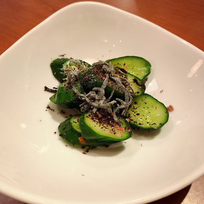 浅漬きゅうりの旨味昆布和え(ミライザカ 中目黒店 )