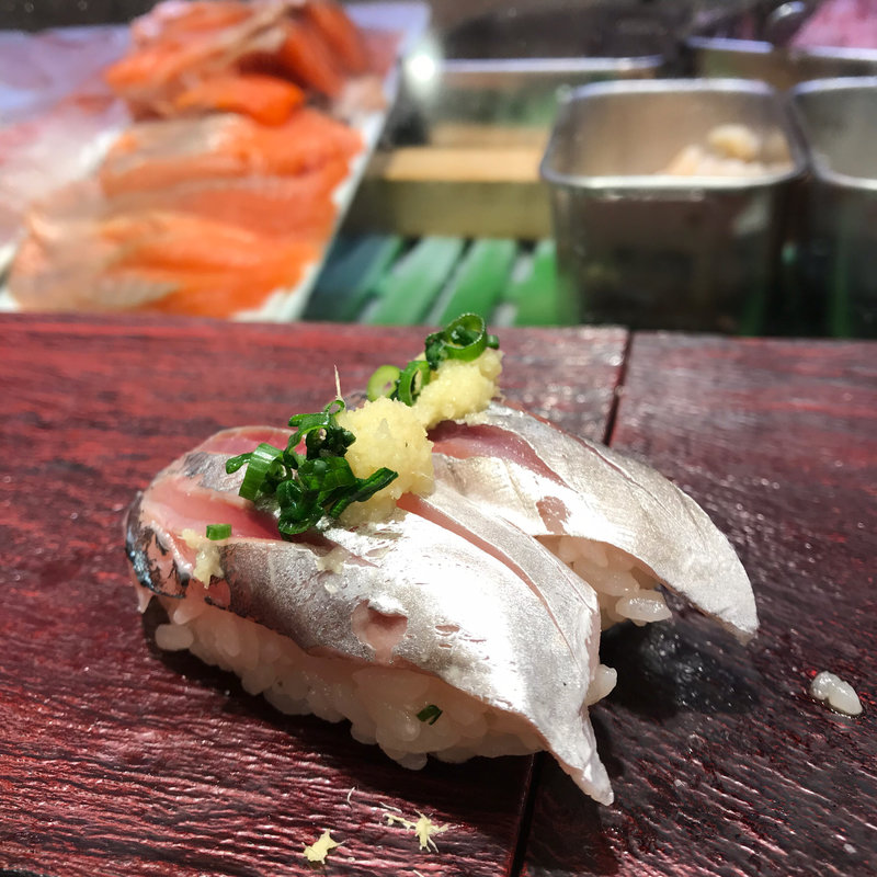 鯵(立ち寿司横丁 中野サンモール)