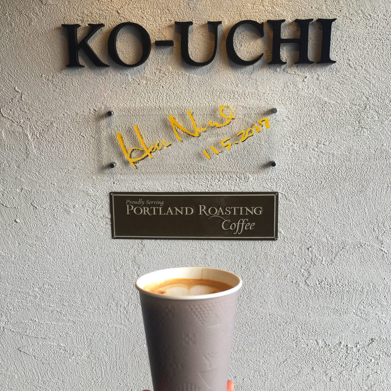 ハニーシナモンラテ(ポートランドロースティングコーヒーKO-UCHI)