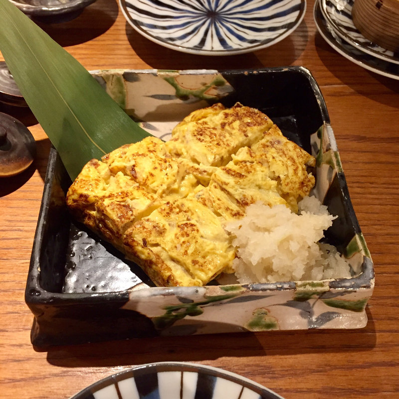 田舎風玉子焼き(いかの墨 新宿南口店)