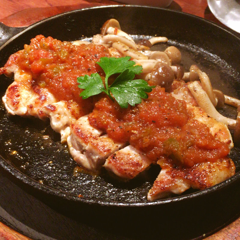 梅鶏の鉄板焼き(渚砂丸 )