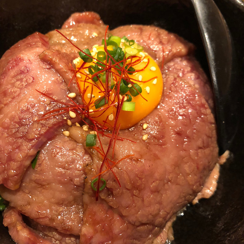 しゃぶトロユッケ丼(焼肉乙ちゃん 大森ベルポート店)