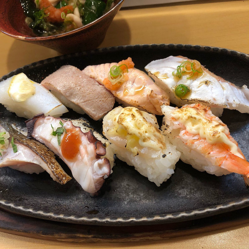 すし焼き　八貫（赤出汁付）(ときすし はなれ （トキスシハナレ）)