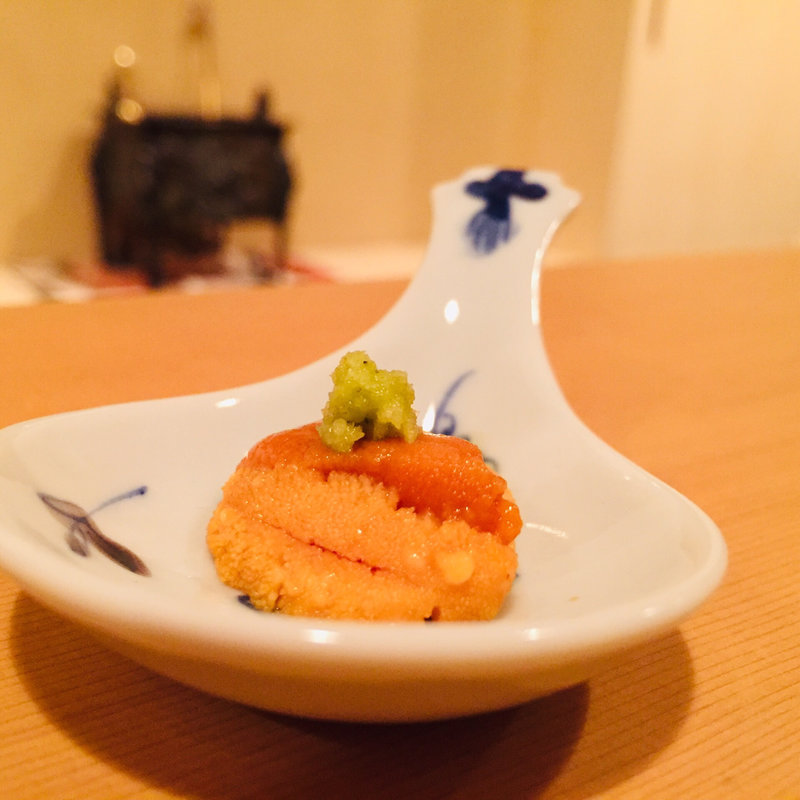 箸休めの雲丹(料理 澤)