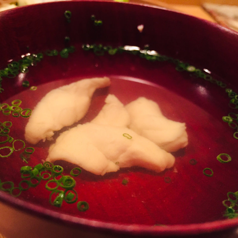 虎河豚のお澄まし(料理 澤)