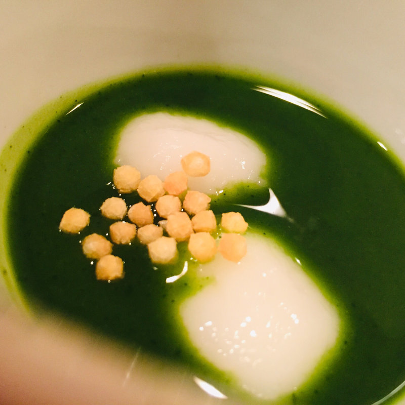 冷やし抹茶しるこ(料理 澤)