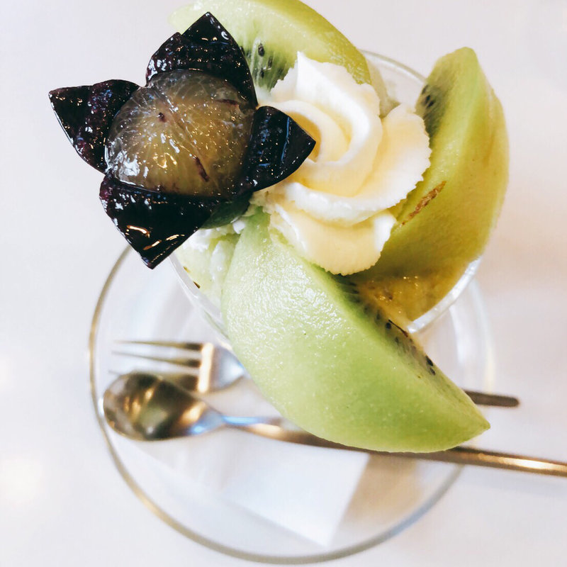 キーウィフルーツパフェ(フルーツパーラーフクナガ )