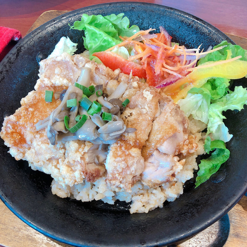 若鶏の竜田揚げ焼きご飯(アンパンマン&ペコズキッチン)