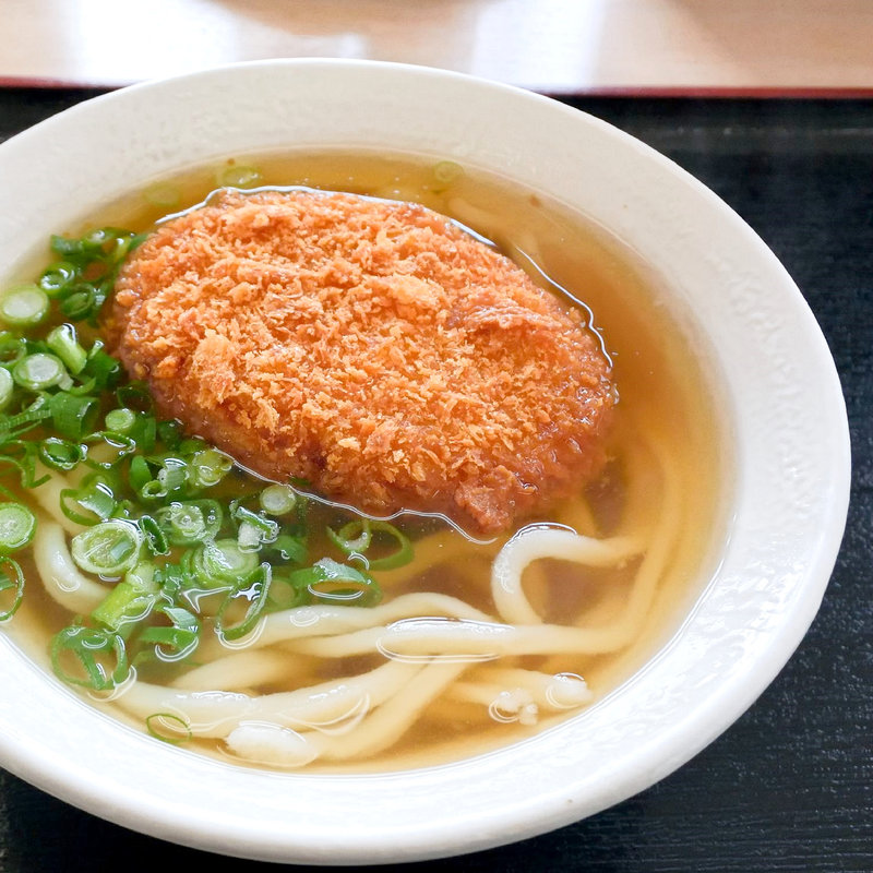 コロッケうどん（かけうどん+コロッケ）(さぬき麺児 )