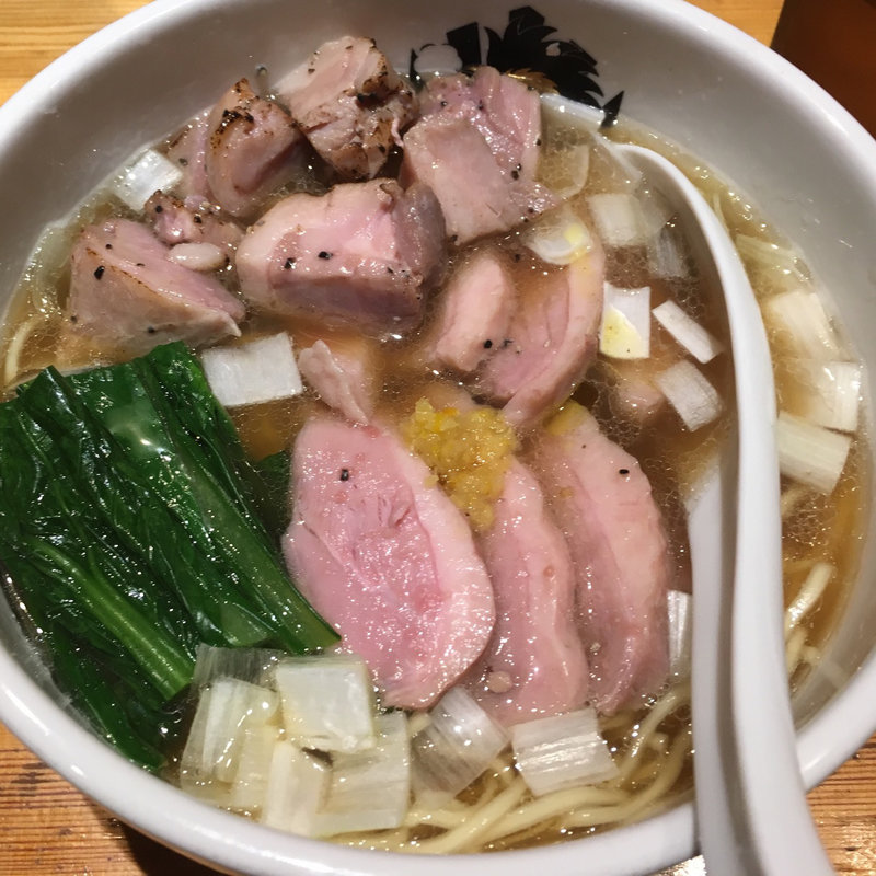 チャーシュー鴨中華そば(真鯛らーめん 麺魚 )