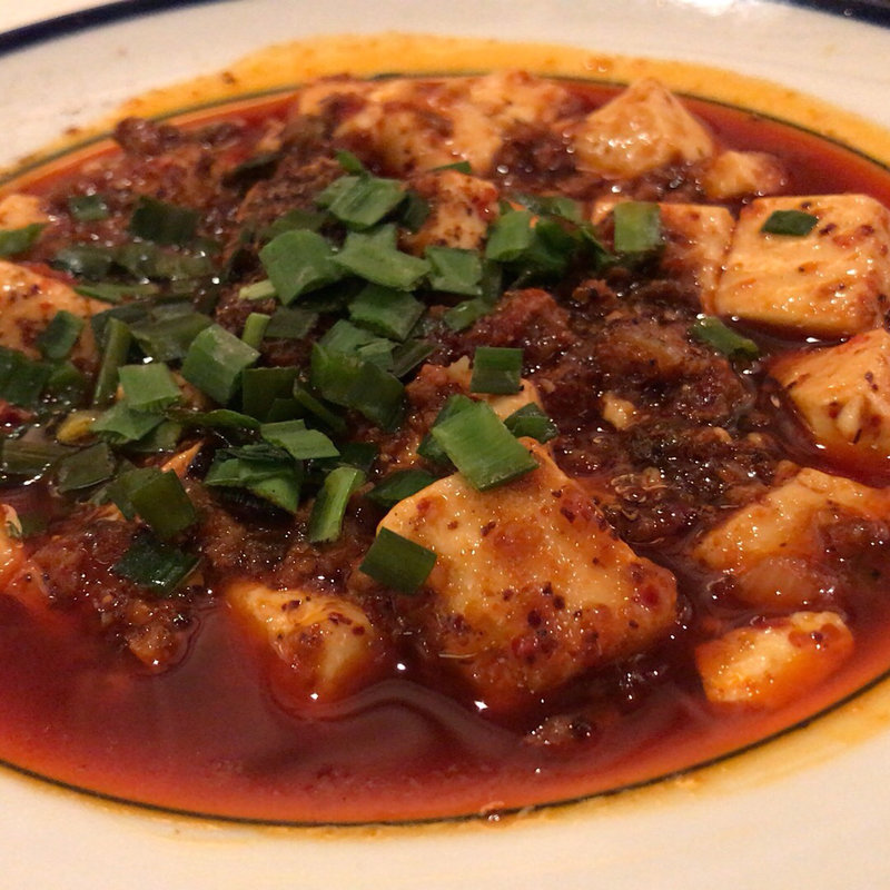 麻婆豆腐(銀座ブルーリリー ステーキ チャイニーズレストラン)