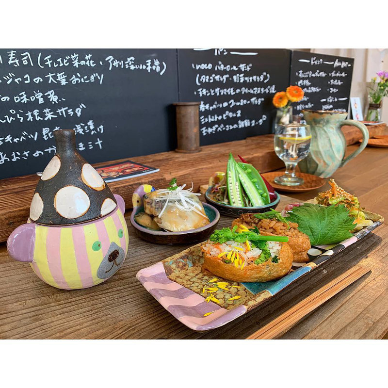 和食の定食(うつわとごはん ヨリミチ)