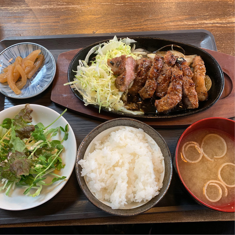 トンテキ定食(大衆酒場 ナミヘイ)