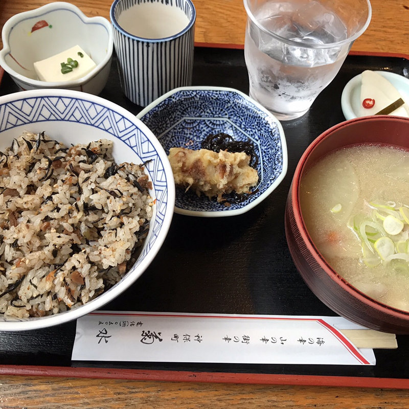 ひじきめし定食(小料理 菊水)