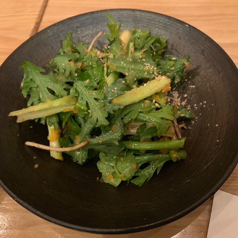 セリと春菊のサラダ(氏ノ木 )