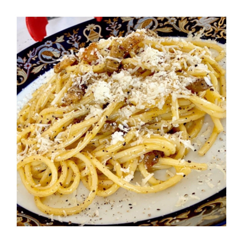 生クリームを使わないカルボナーラ(田園調布シークレットパスタ会)