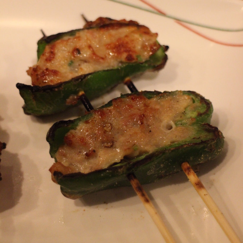 ピーマンの肉詰め(串鳥 中央店)