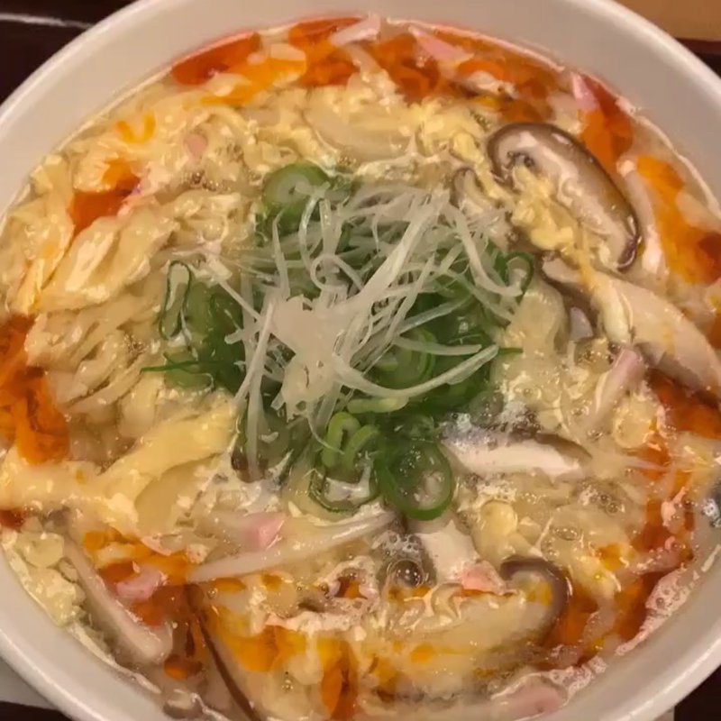 酢辣うどん(京うどん 夢吟坊 三宿本店 （むぎんぼう）)