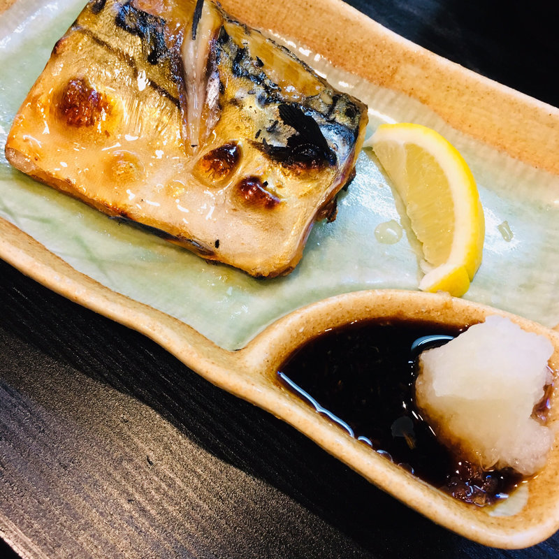 塩鯖(ねぎ焼き おり姫)