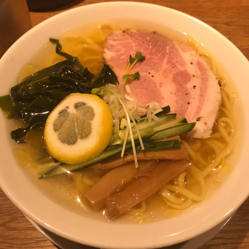 冷やしイリコそば(中華そば 二階堂)