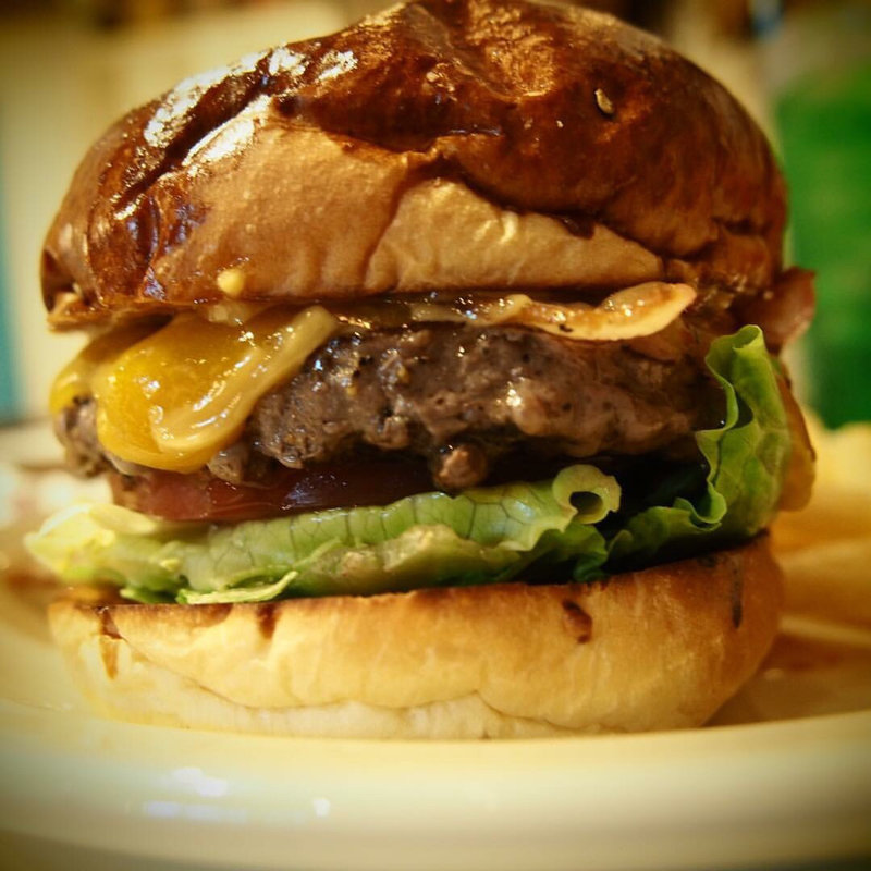 ヒッコリーバーガー トッピングベーコンチェダー(ザ グレートバーガー （THE GREAT BURGER）)