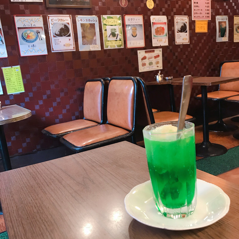 クリームソーダ(喫茶 ブラザー)