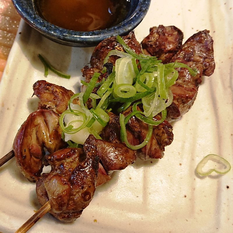 きも焼 -塩ごま油添え-(鳥貴族 西馬込店)