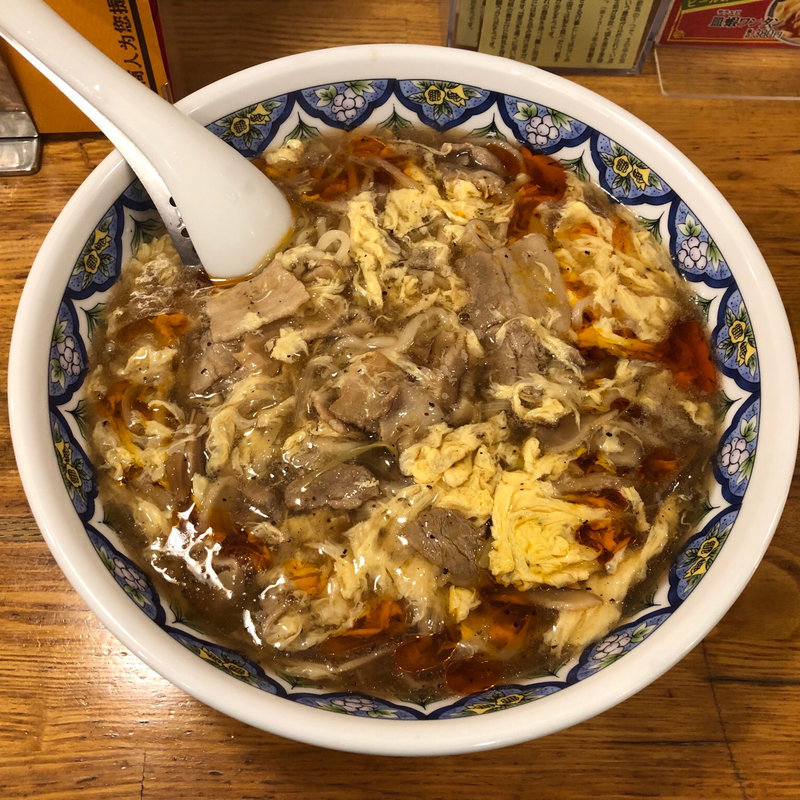 スーラータンメン(中国ラーメン揚州商人 目黒本店)