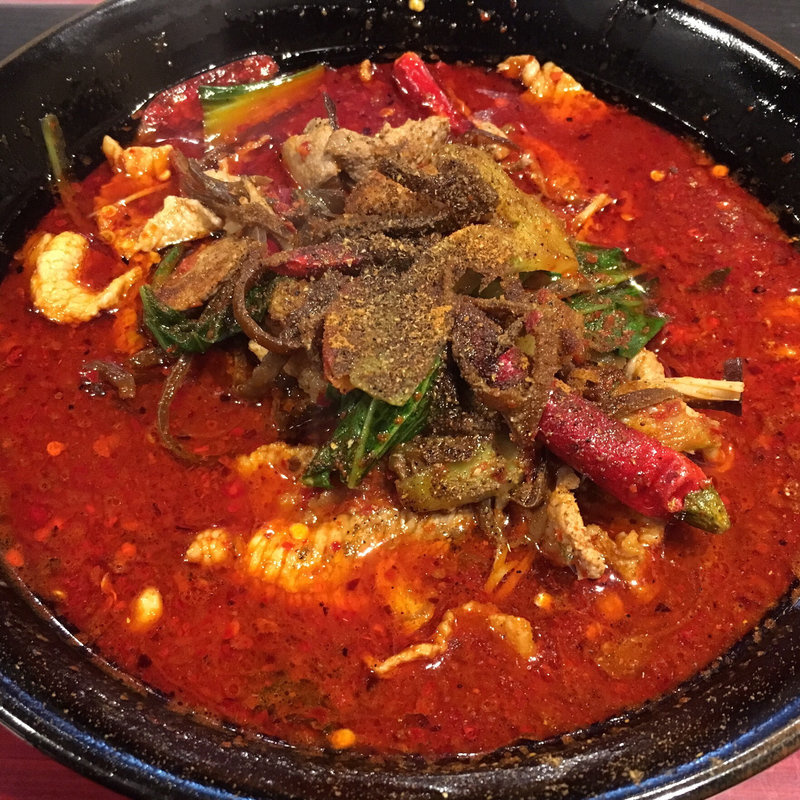 火鍋湯麺(ファイヤーホール陳)