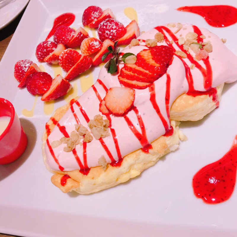 いちご畑のvery berry パンケーキ(むさしの森珈琲)