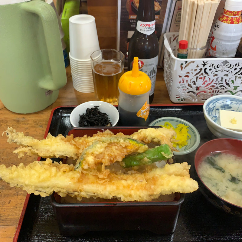 あな天重定食(食事処 やまよ)