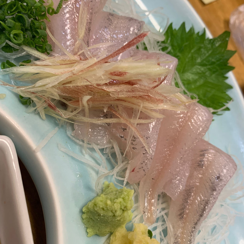 メヒカリの刺身(益元 （ますげん）)