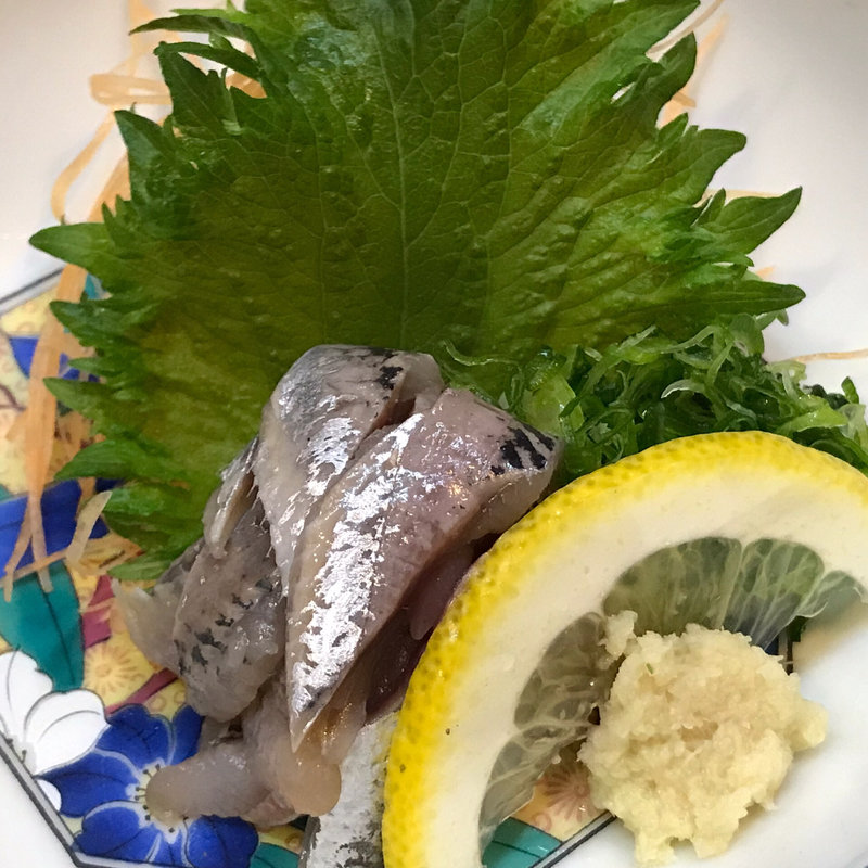 鰯刺身(ひょっと子 )