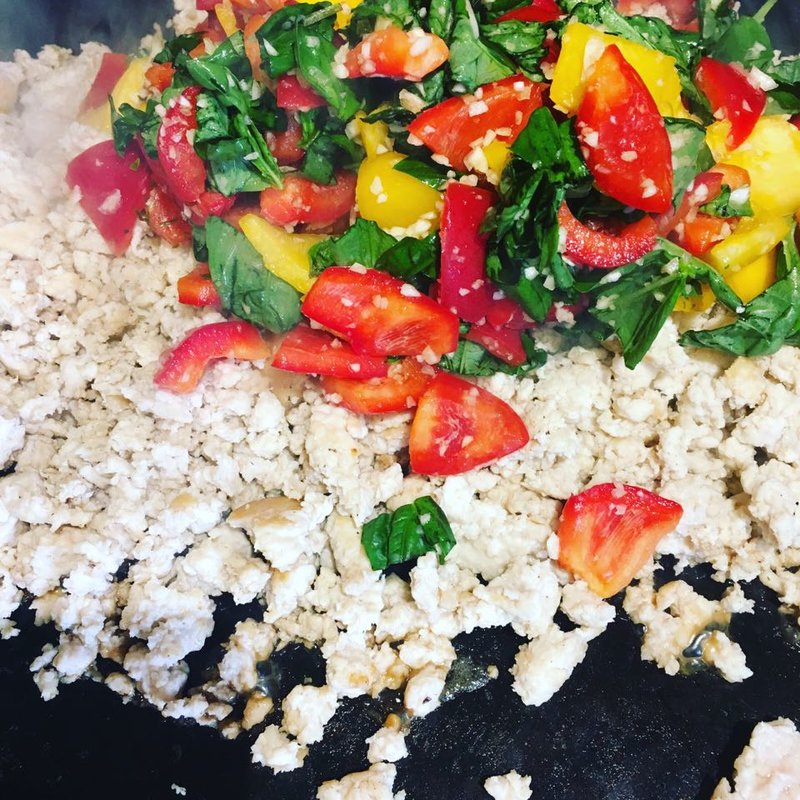 九条ねぎガパオ(京のねぎ家時代家旬)