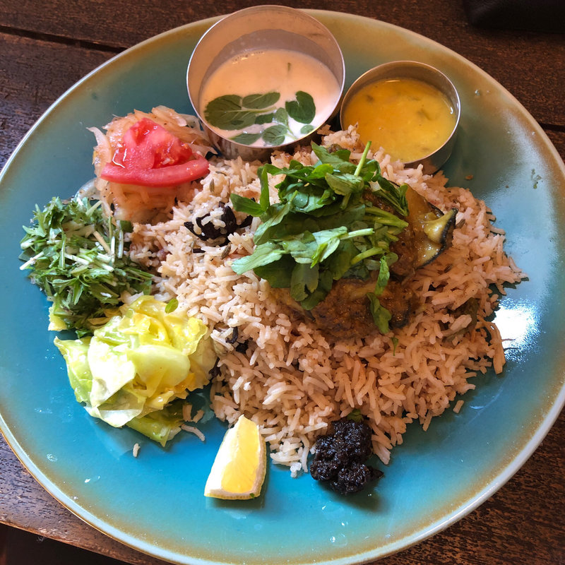 ビリヤニ（牡蠣トッピング）(ビリヤニ食堂)