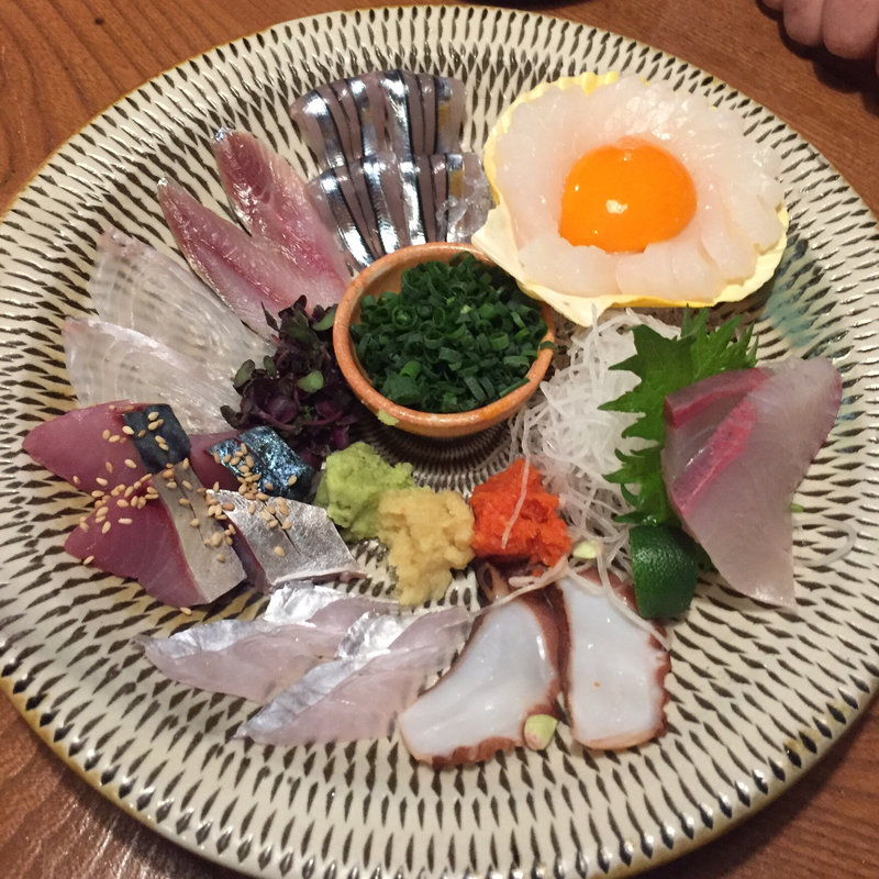 刺身８種盛合せ(赤坂有薫)