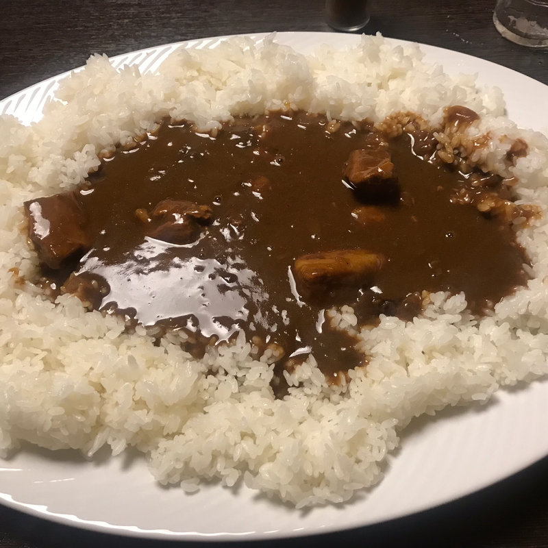 自家製カレー メガ3(珈琲専門店ファーム)