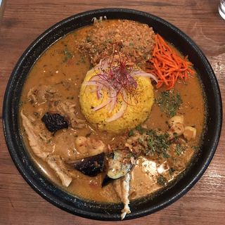 ハーフ&ハーフ(Curry & Cafe WARUNG(ワルン))