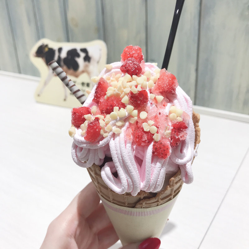 ぱふぇそふといちごモンブラン(マザー牧場CAFE ららぽーと横浜店)