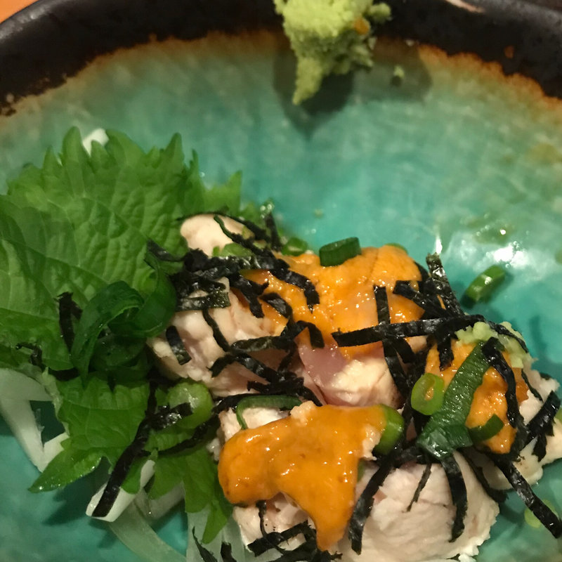 ささみウニのせ(焼鳥 修)